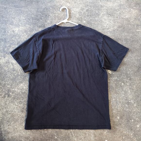 AC/DC Back in Black Band T Shirt Mens L Black 80s Retro Music Rock - Picture 3 of 8